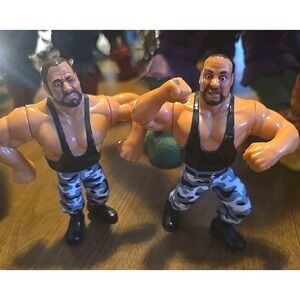 The Bushwhackers WWF Tag Team Series 1 Butch Luke 1991 WWE Titan Sports Hasbro